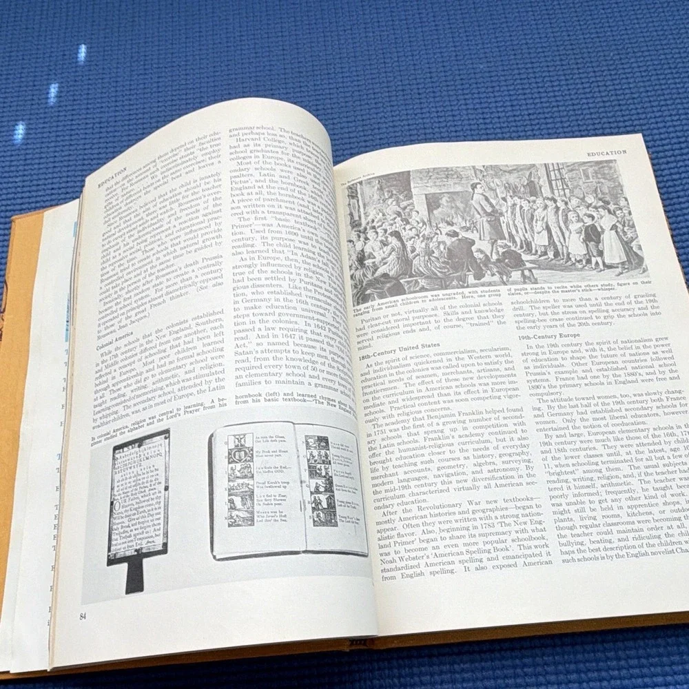 Hardcover Compton's Encyclopedia and Fact-Index Vol 7 E–Eye (1972) 370p